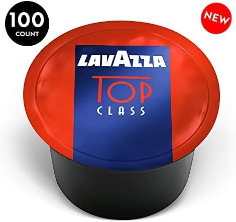 Lavazza Blue Top Class Double Shot Espresso Capsules, Arabica and Robusta Blend, Compatible with Lavazza Classy Machines (100 Capsules)