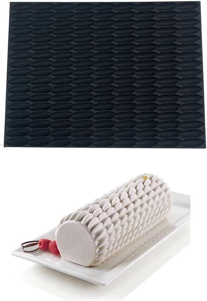 Generic Silicone Swiss Cake Mould Cake Mold Silicon Fondant Mat Impression Lace Moulds