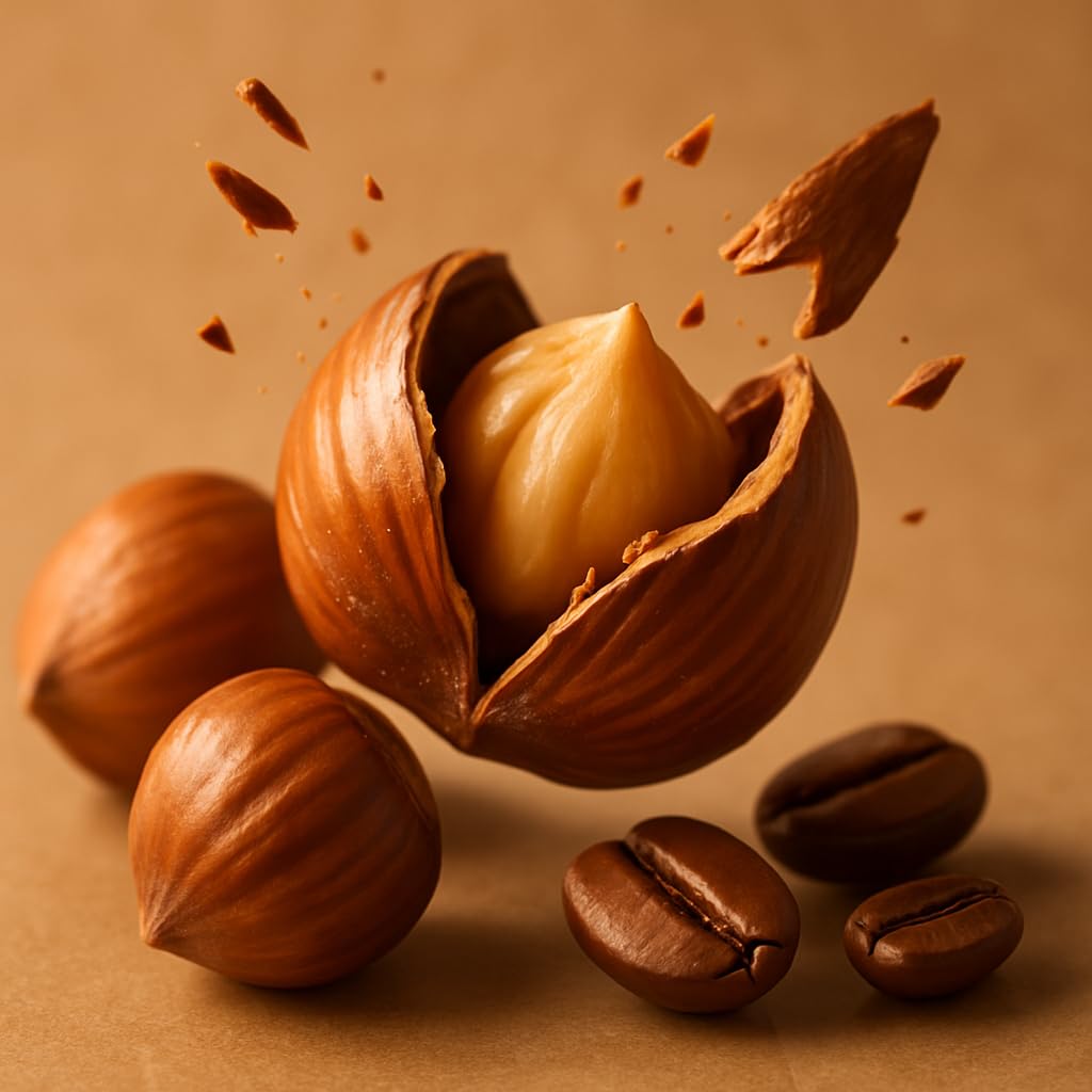 Hazelnut Flavored Whole Bean Coffee – 100% Arabica, Organic, No Artificial Sweeteners, Naturally Flavored, Medium Roast, Single Origin – by Coffea Flavor