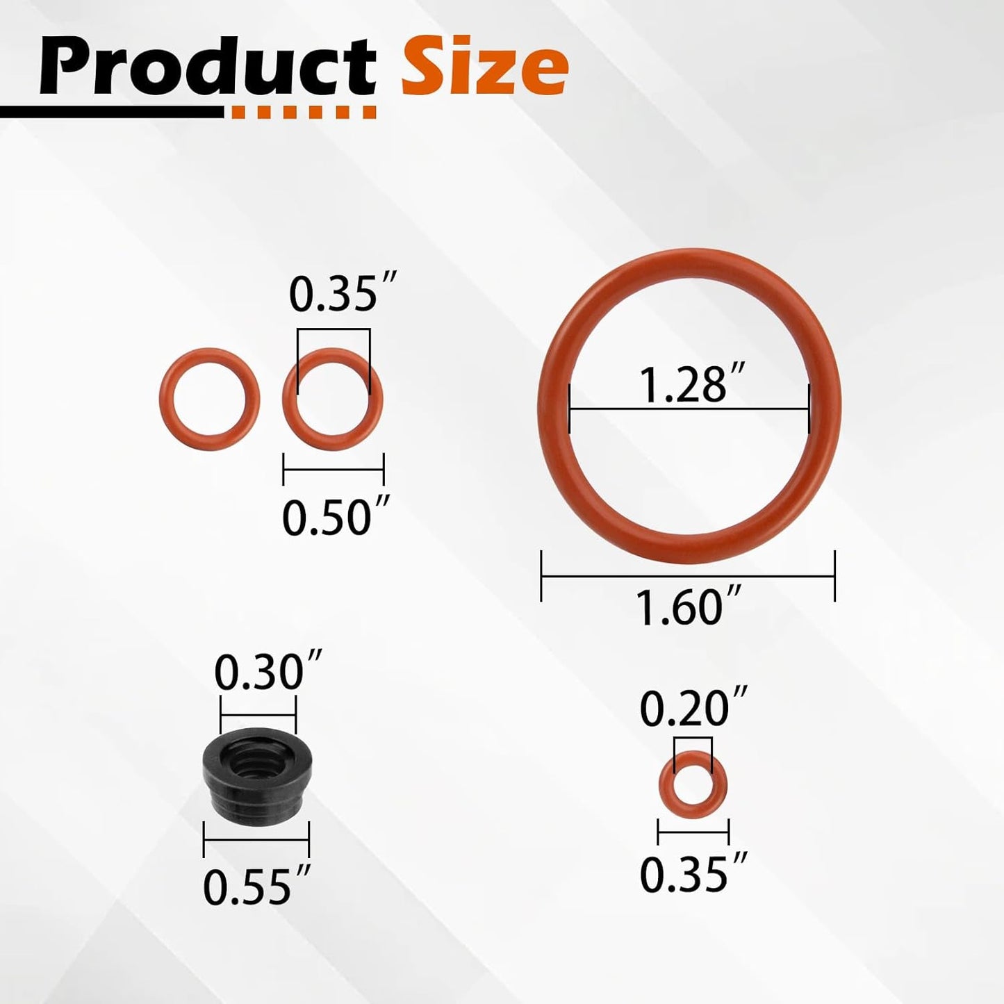 Gasket Seal Set, Compatible with Saeco Philips and Gaggia Coffee Machines,for The Water Tank, Brew Unit and Boiler Outlet