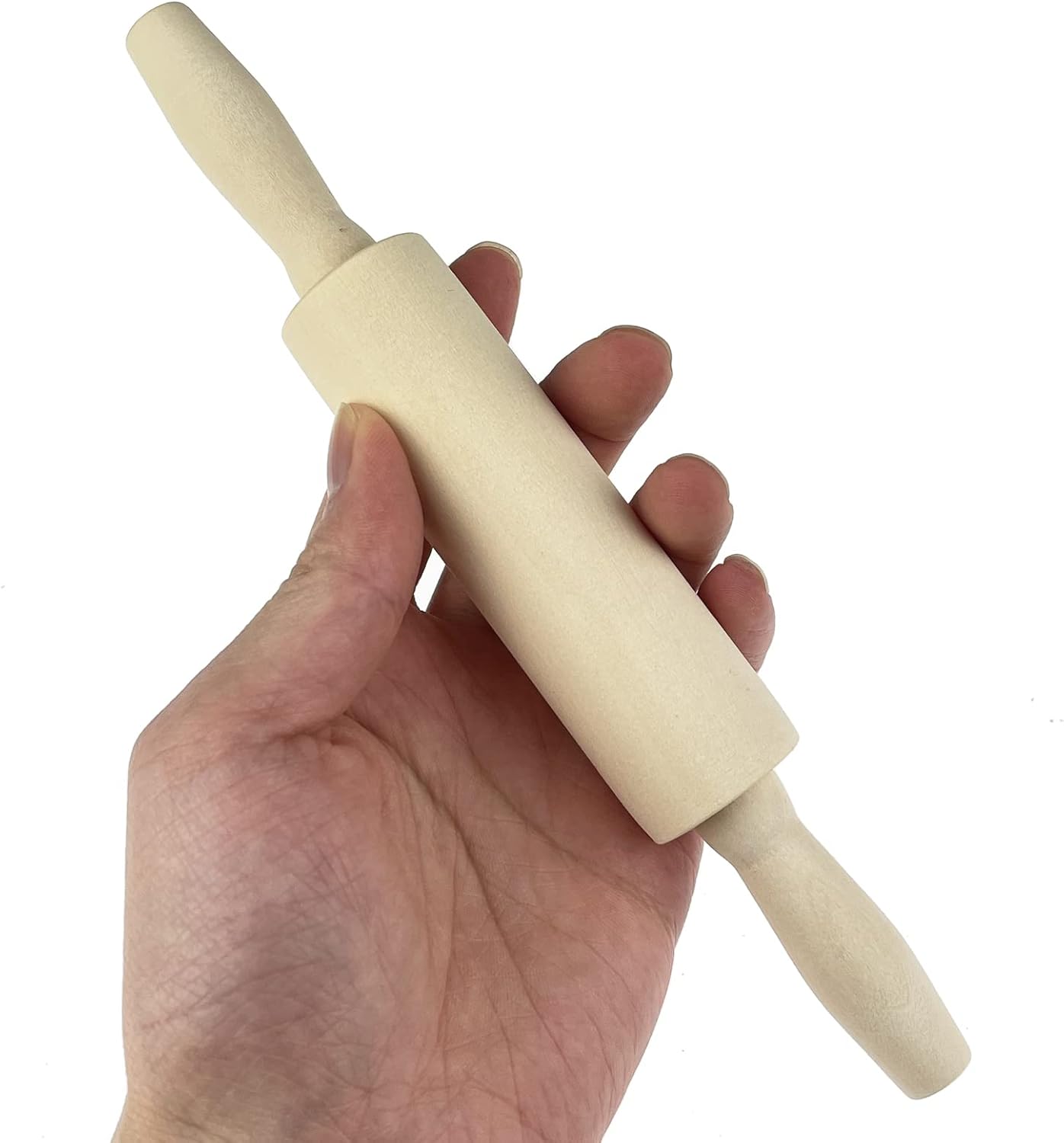20 Pack Wood Small Rolling Pin for Kids, 7.9 Inch Kids Rolling Pin for Home Kitchen