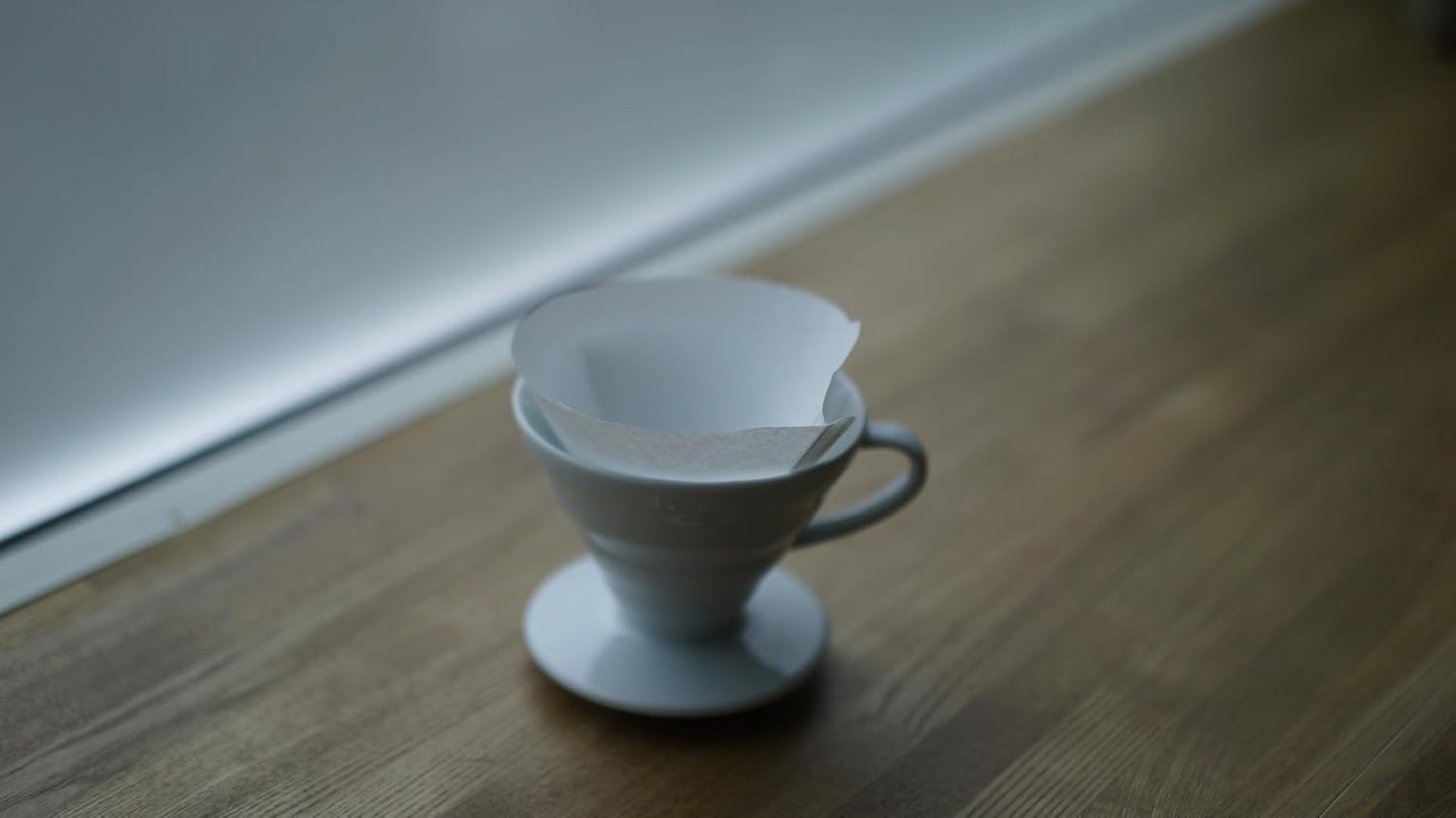 Hario V60 Paper Coffee Filter, Size 02, White, 200ct