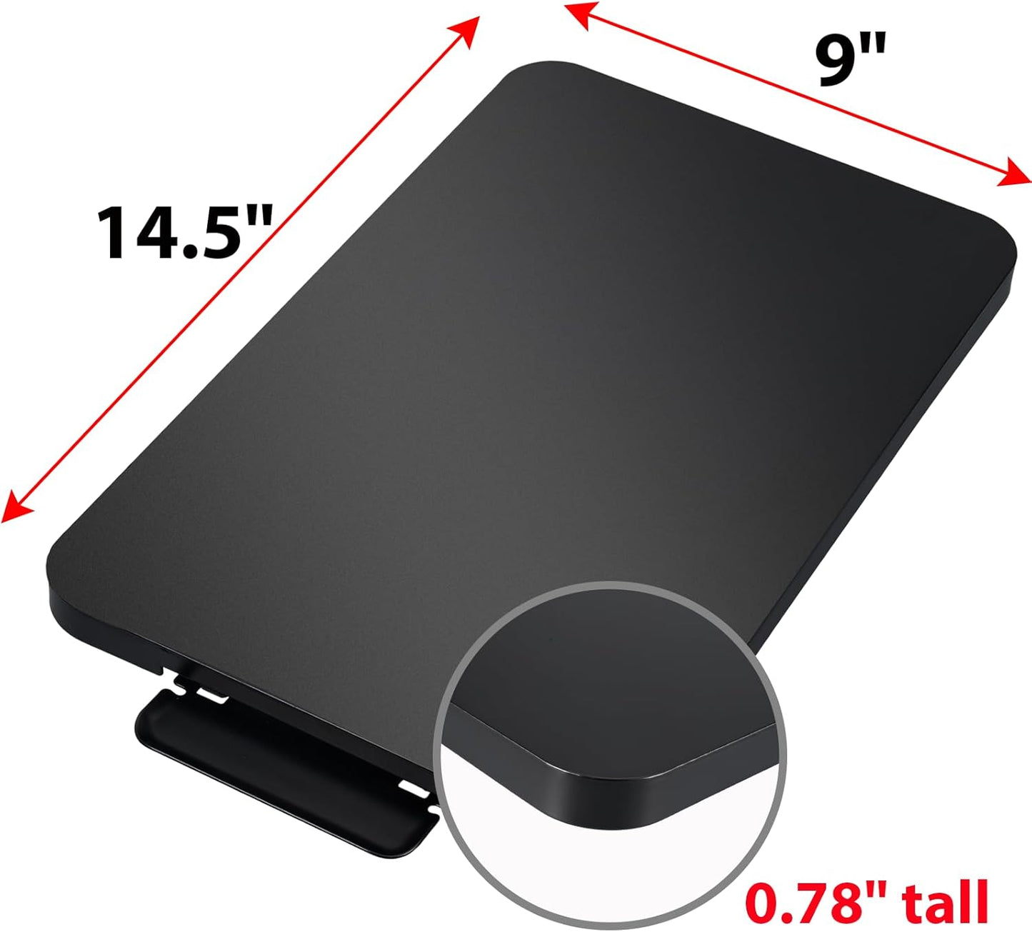 Coffee Maker Sliding Tray,Kitchen Caddy Sliding Tray for KitchenAid Stand Mixer Coffee Pot Slider Under Cabinet Appliance Toaster Blender Air Fryer Countertop Storage Moving Slider(9"W x 14.5"D)