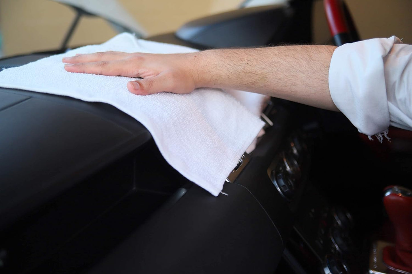 Avalon Towels Terry Bar Mop Towels (Value Pack of 72) Size 14"x17" – Absorbent and Durable, Multipurpose Cleaning Rags, Cotton Cleaning Cloths, Terry Cloth Rags, Reusable Shop Rag (White)