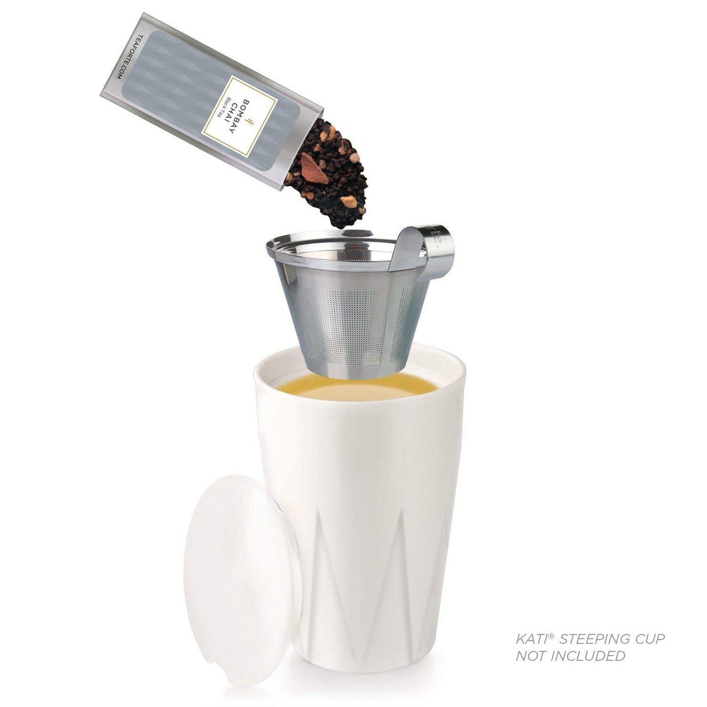 Tea Forte Black Tea Assortment Single Steeps Loose Leaf Premium Tea Gift Set Sampler, 15 Count 3 of Each Assorted Blends, Pre-Portioned Single Serve Pouches, Steeps 12 oz