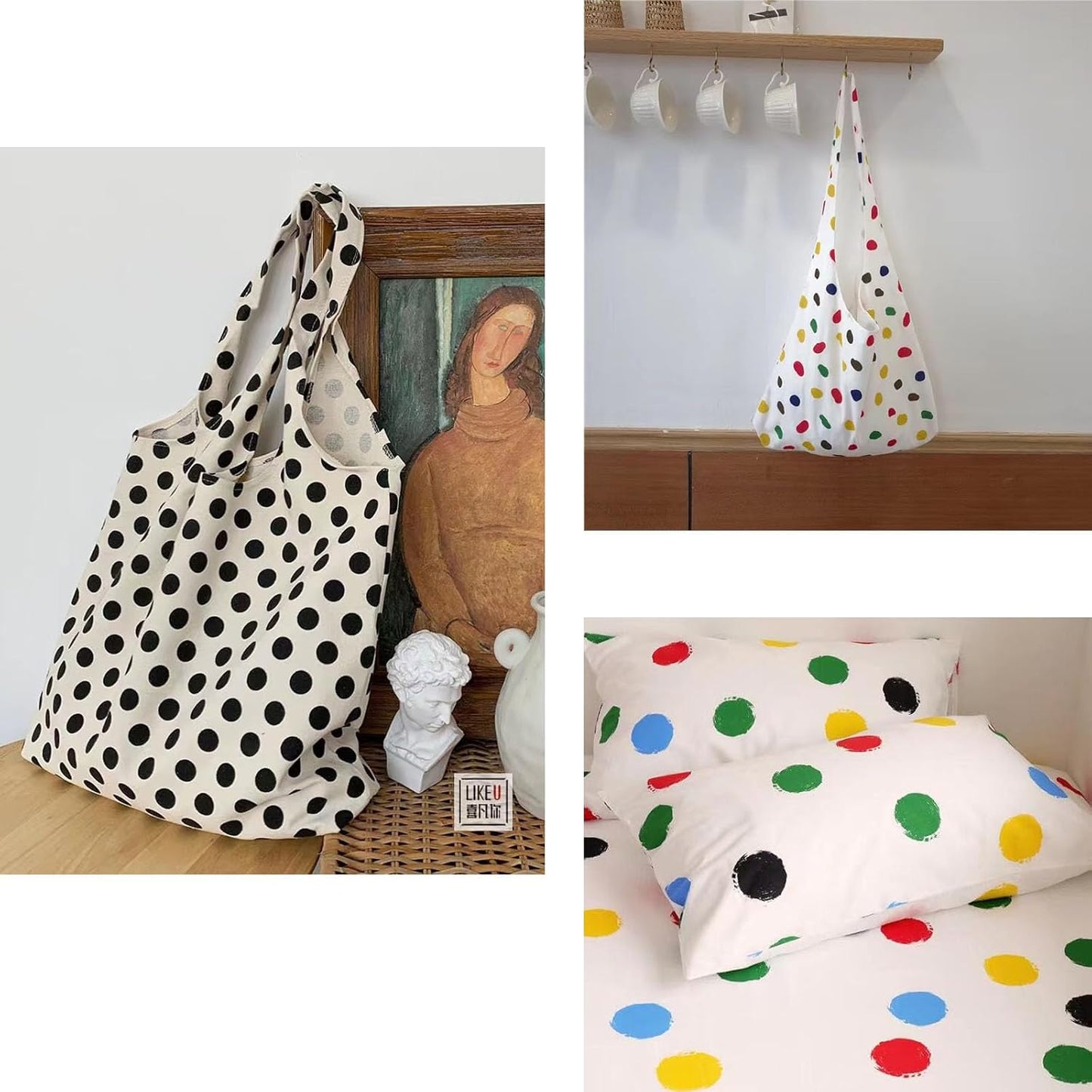 4PCS Dots Stencil 4 Sizes Polka Dot Stencils Painting Template Reusable Plastic Starburst Stencils for Painting on Wood Wall Decor