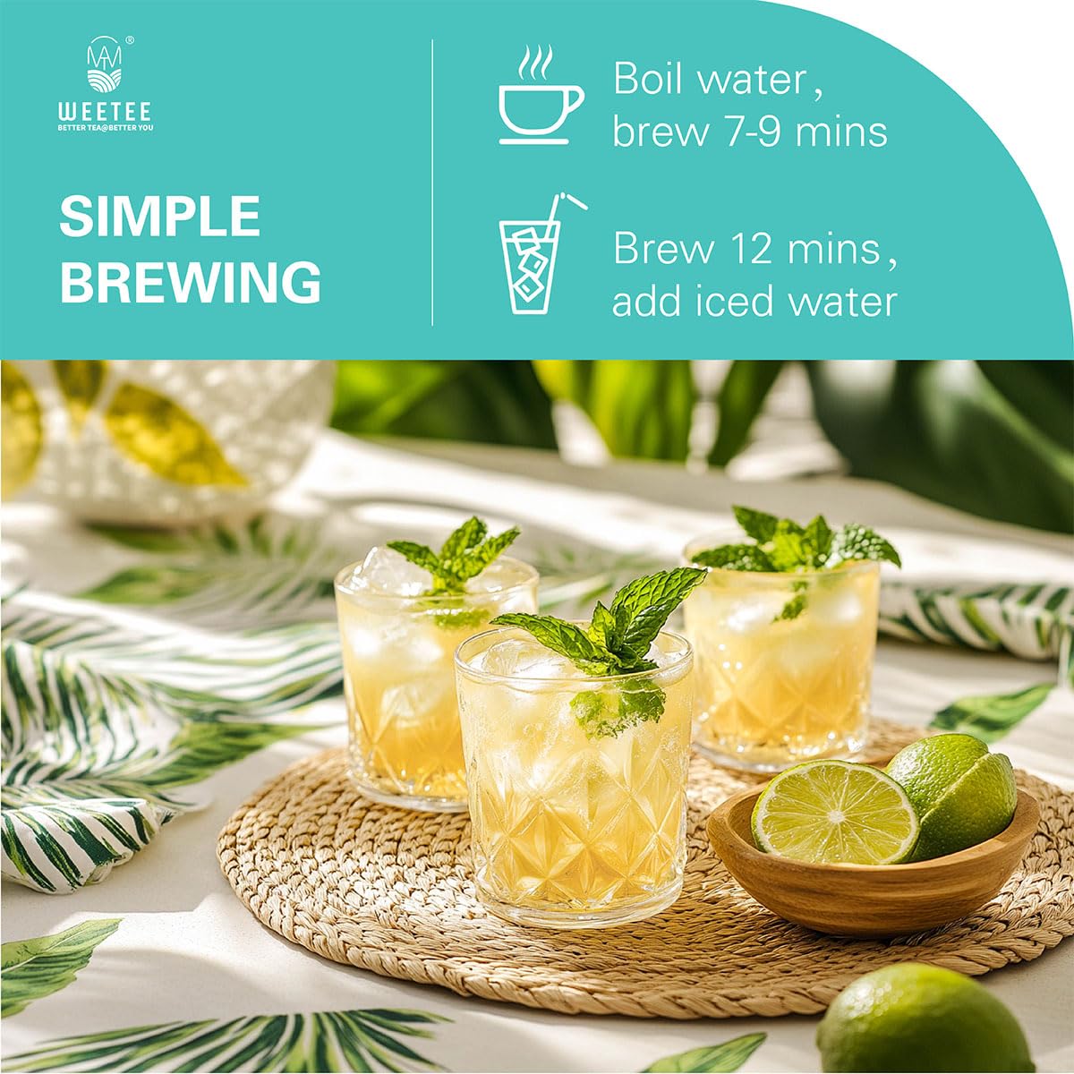 WT WEETEE Licorice Spice Herbal Tea Bags, 2g x 80 Counts, Sweet with Warming Spices Tea Includes Licorice Root, Ginger, Clove, Cinnamon & More, Natural Caffeine-free