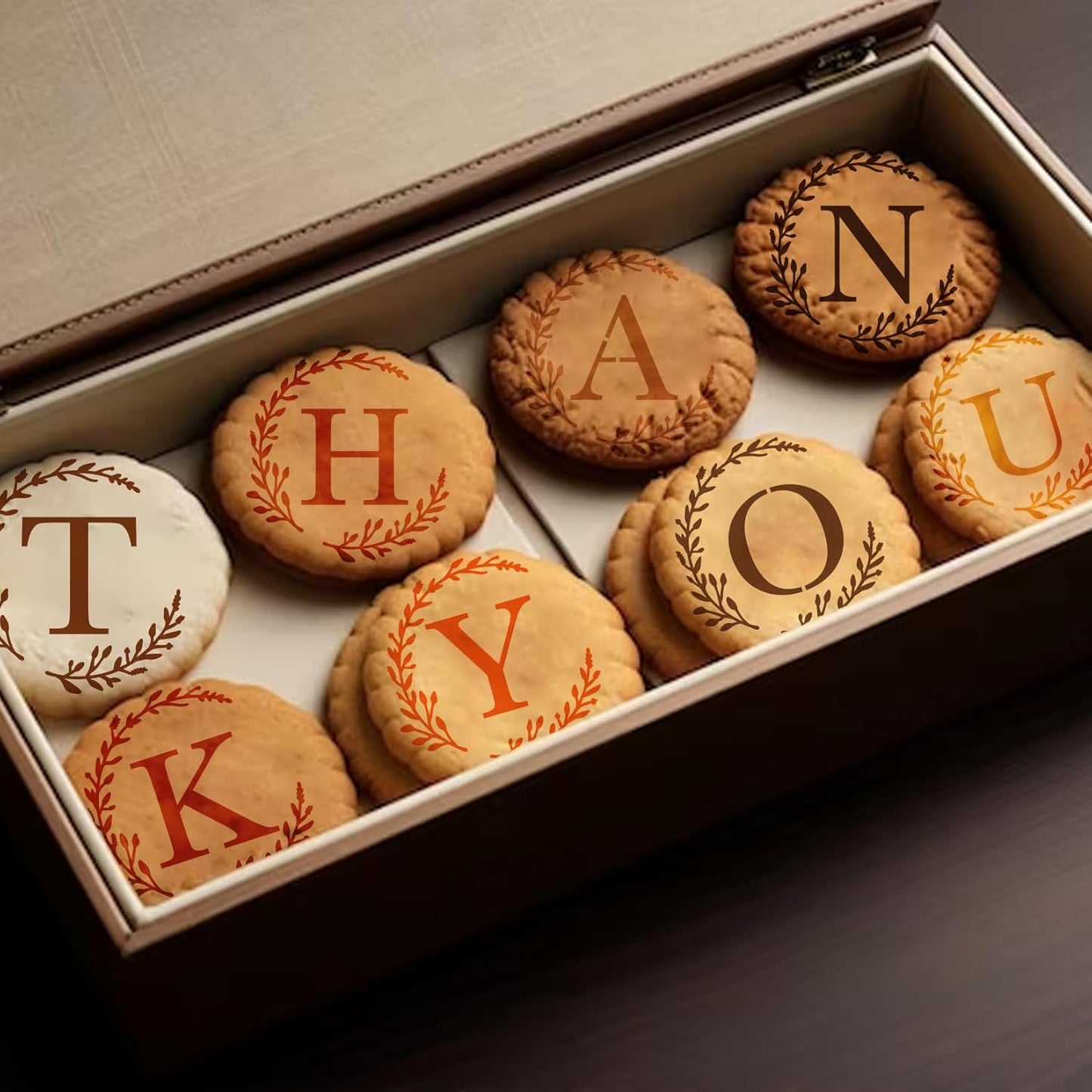 Small Letter Stencil for Cakes Cookie Decorating Stencils Reusable Alphabet Stencil on Baking Coffee Decorating Card Making (27 Letter Cookie)