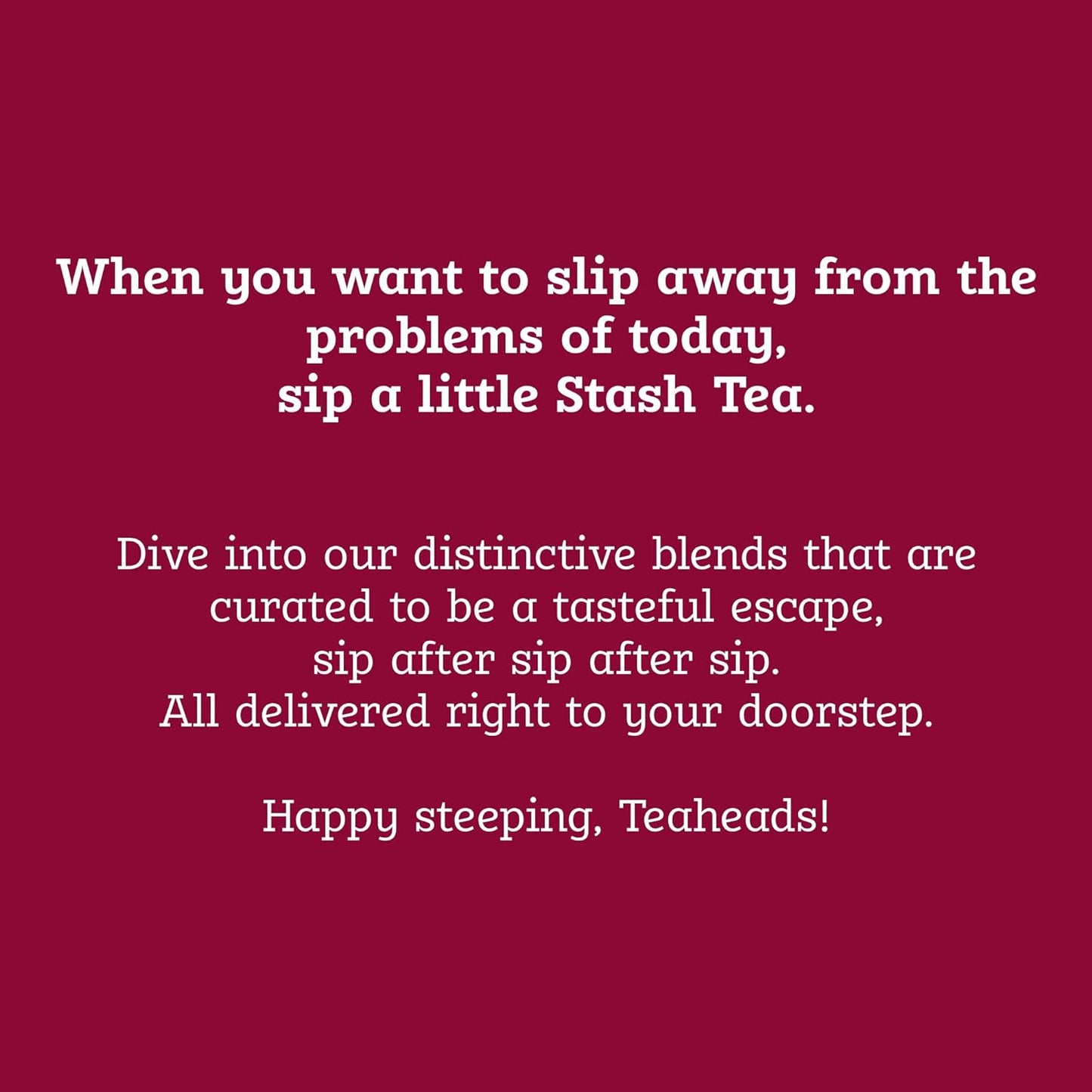 Stash Tea Cozy Cinnamon Vanilla Herbal Tea - Naturally Caffeine Free, Non-GMO Project Verified Premium Tea with No Artificial Ingredients, 18 Count (Pack of 6) - 108 Bags Total