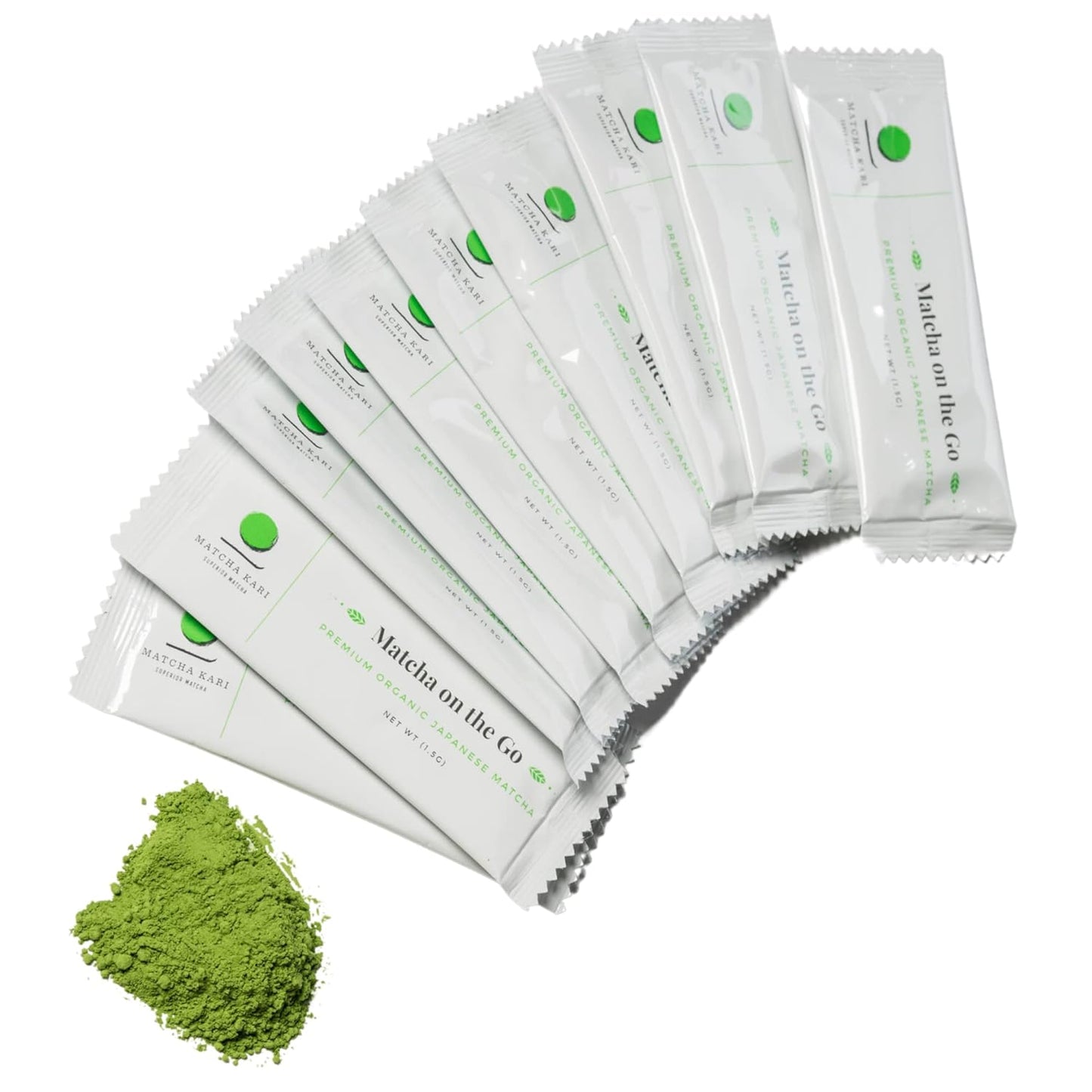 Matcha Green Tea Powder Single Serving Sticks, Dr. Weil's Ceremonial Organic Matcha Powder Singles Packets - Individual Tea Packets (24)