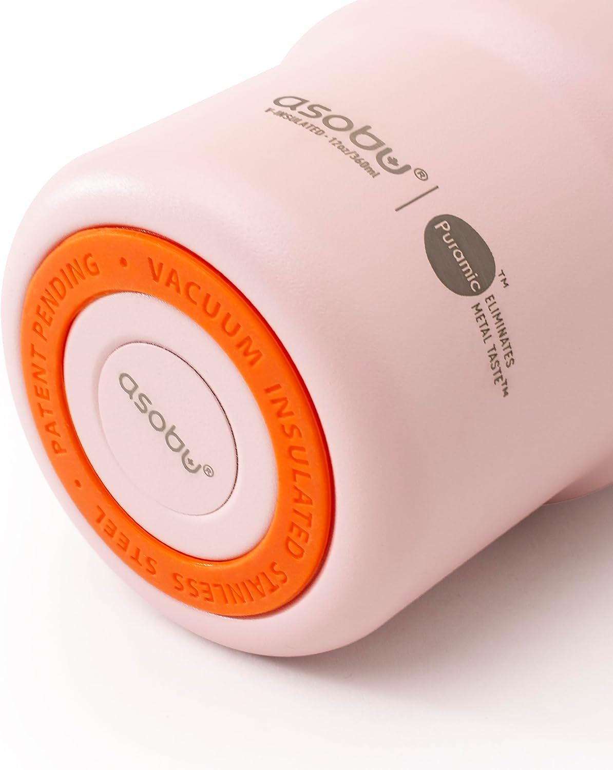 asobu Ultimate Stainless Steel Ceramic Inner Coating Coffee Mug with Double Walled Copper Lining Insulation, 12 Ounces (Pink)