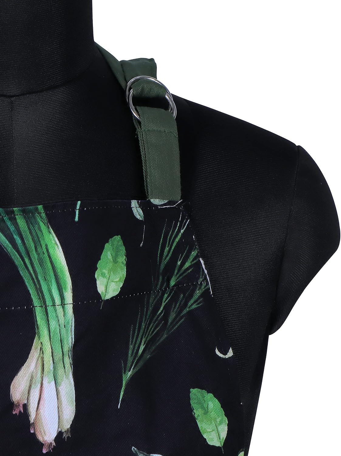 AMOUR INFINI Cotton Kitchen Apron with Adjustable Strap & Waist Ties Reusable Spring Aprons for Baking, Cooking, Gardening (27.5 x 33 Inches - My Garden Apron)