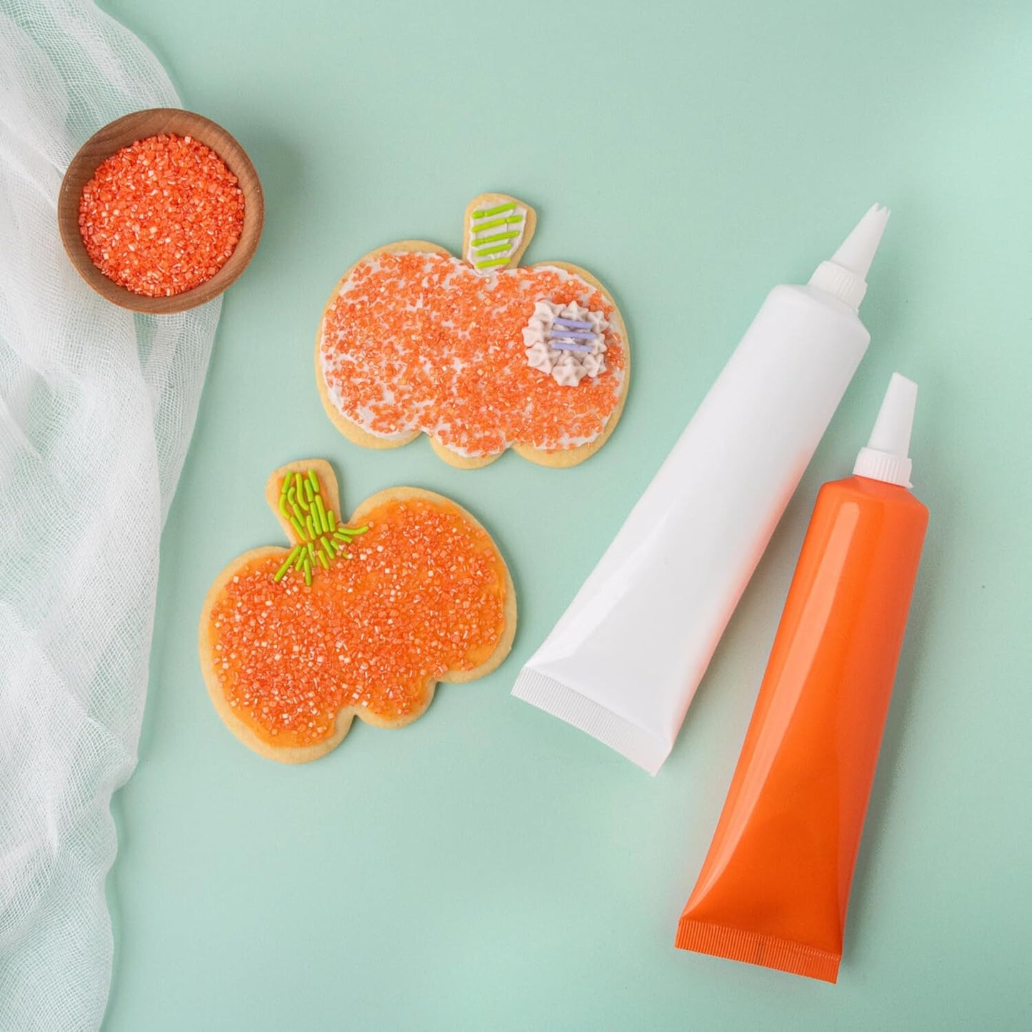 Sweets Indeed Halloween 6-Cell Sprinkle Jar – 6 Variety Sprinkle Compartments | Edible Cake Decorations for Cupcakes, Cookies, Cakes & Desserts | 6.45 oz