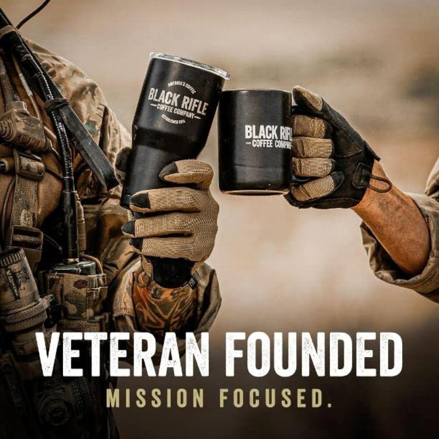 Black Rifle Coffee Company Ground Coffee Medium Roast - Roasted Blend Made from Pure Arabica Beans - Colombian & Brazilian Beans - Veteran Founded & American Made (Fit Fuel, 12oz Bag)