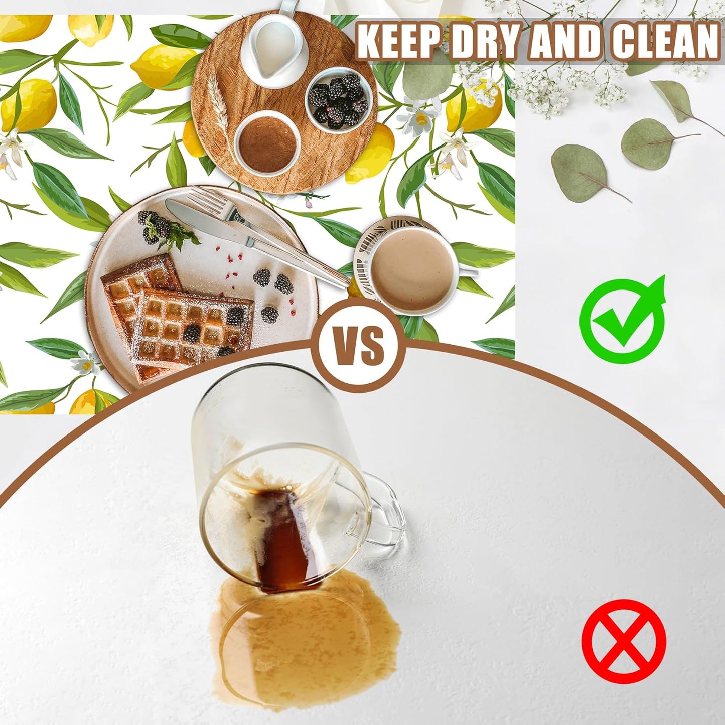 Lemon Fruits Coffee Mat Absorbent Dish Drying Mat for Kitchen Counter Hide Stain Rubber Backed Coffee Bar Accessories Fit Under Espresso Machine Cafe Table, 11.8 x 19.7 Inch