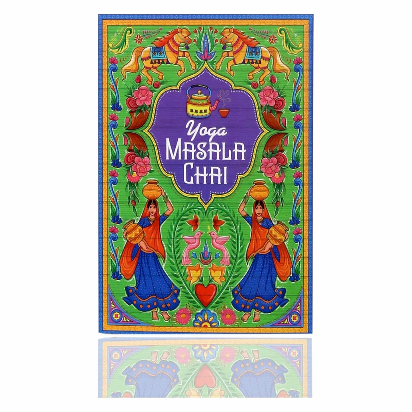 Sancha Tea Boutique, India Chai Collection Gift Box, Assorted Indian Masala Chai Teas, Cardamom/Ginger/Tulsi/Saffron, Variety Pack of 4 Loose Leaf Teas, 50g Each