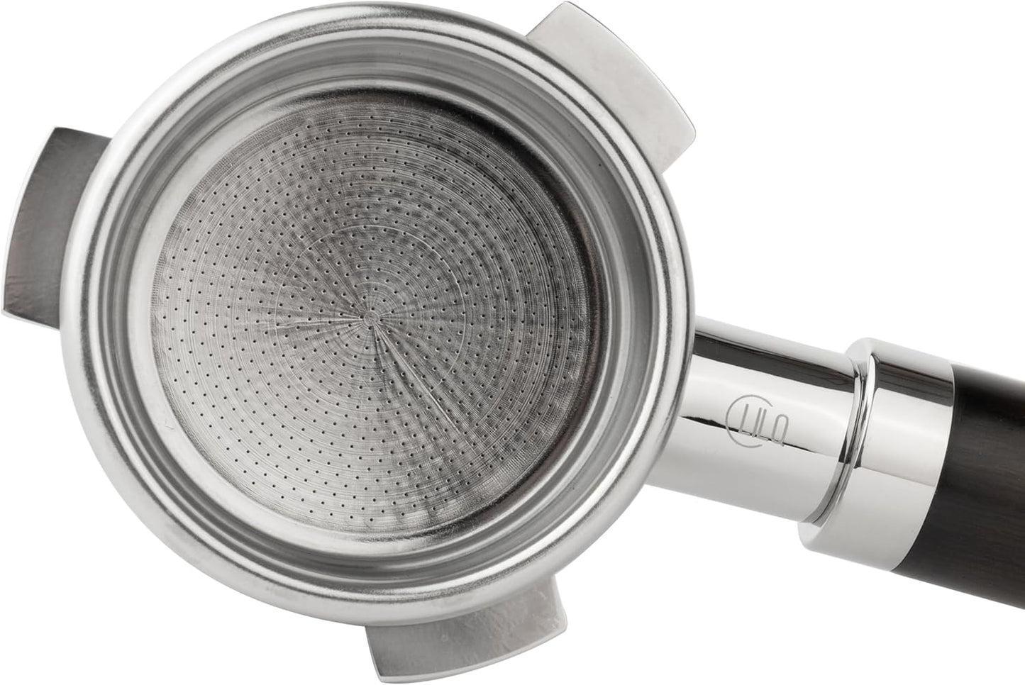 LILQ 54mm Spouted 3 Ears Portafilter Compatible with Breville Machines Stable Handle (Blackwood Fusion, 54mm Double Spouts)