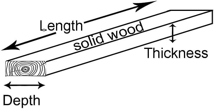 Modern Timber Craft Reclaimed Wood Floating Wall Shelf | Solid Rustic American Barnwood, Floating Shelf Brackets | 2.75" Thickness | 12" L x 8" D, Unfinished, Planed and Sanded, 2 Pack