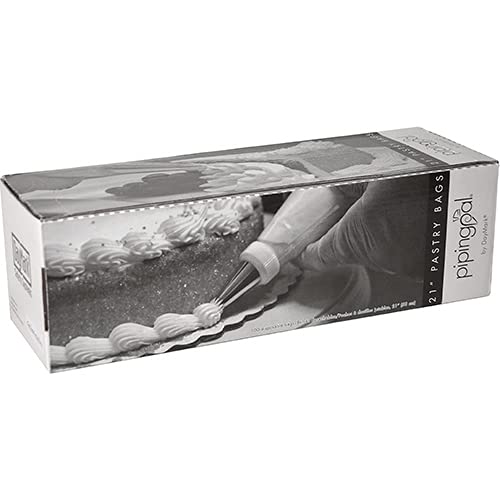 DayMark Safety Systems-IT115437 21" PipingPal Disposable Pastry Bag with Dispenser (100 Bags)