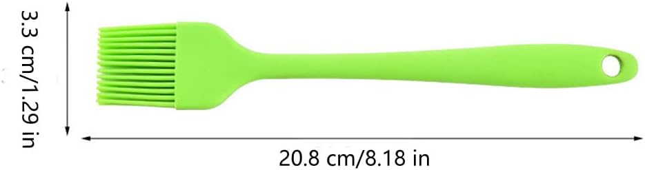 Silicone brush, Oil Brush for BBQ Kitchen Cooking Baking and Grilling (2 PCS,black)