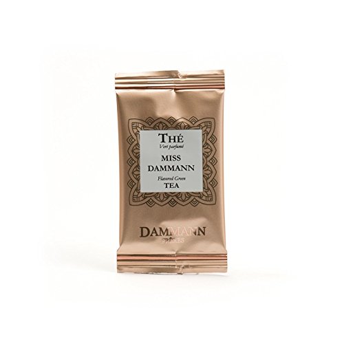 Dammann Freres Loose Leaf, Miss Dammann, Premium French Gourmet Green Tea, Blend Ginger, Passion Fruit, Lime Flavors, 3.52 Ounce Tin