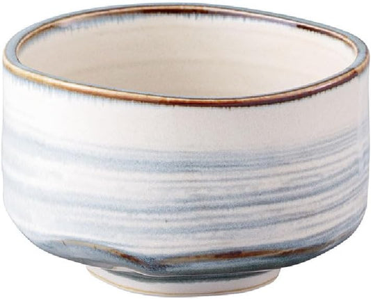 Japanese Traditional Handcrafted Mino Matcha Chawan Tea Bowl Cup Ceremony Tableware Pottery (Harugasumi)