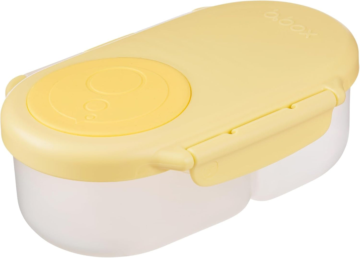 b.box Snack Containers for Kids, Toddler Snack Box Container, Reusable Small Bento Box for Lunch, School & Travel, Leak Proof, BPA free, Dishwasher Safe, Ages 4 months+ (Lemon Twist, 12oz)