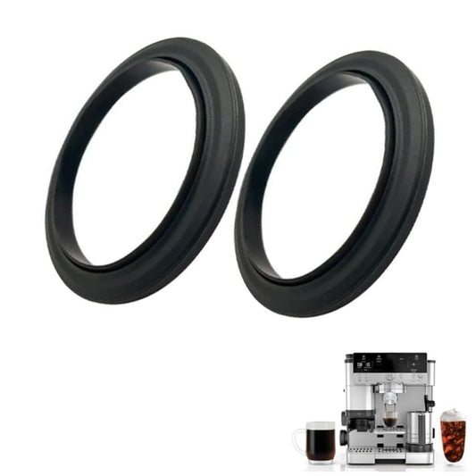 2 Pcs Coffee Machine Group Head Seal for Ninja ES601,Silicone Group Gasket Group Head Kit for Ninja ES601 Coffee Machines,Black