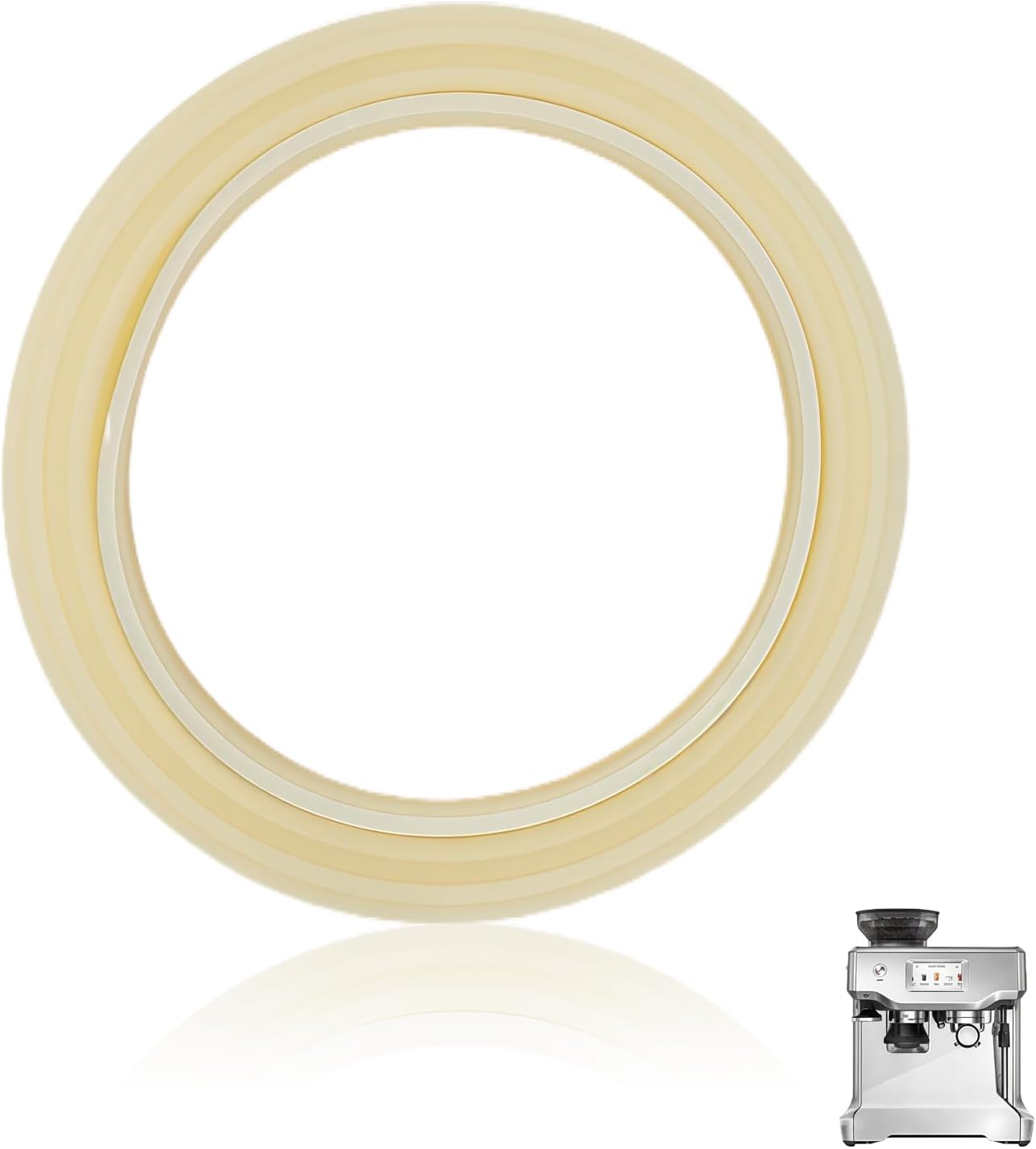 Silicone Steam Ring for Breville Espresso Machines 54mm, Compatible with Multiple Models Leak-Proof Gasket, Replaceable, Good Seal, Better Extraction (1 Pack