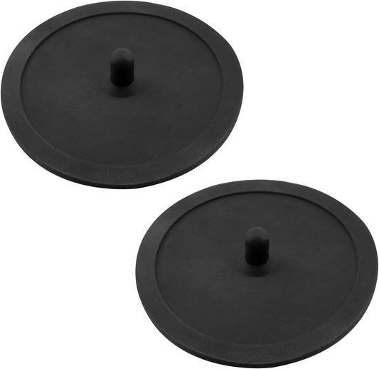 Coffee Machine Handle Cleaning Blind Plate Backflush Tray Blind Hole Insertion Port Filter Plate Cleaner 51mm Coffee Pad Backwashing Tray 2pcs
