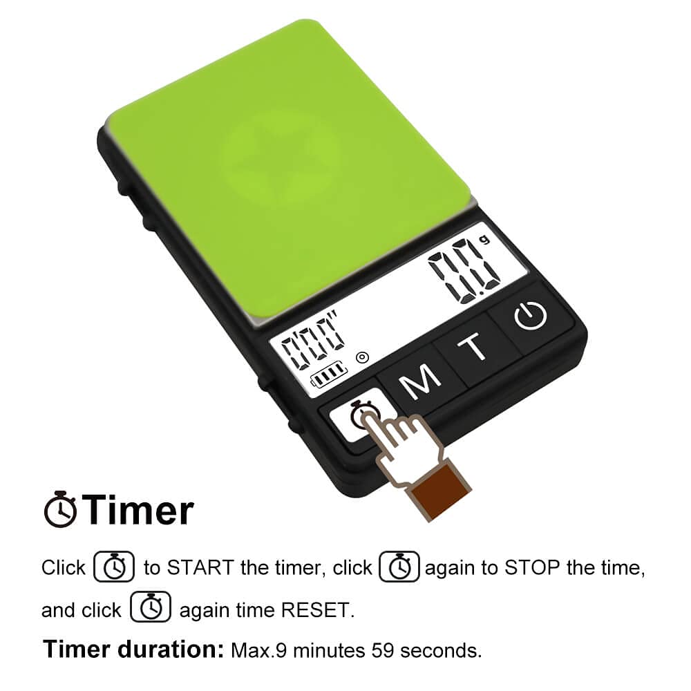 (Latest Version) Espresso Scale with Timer 1000g x 0.1g, Espresso Coffee Scale for Drip Tray, 35 Ounces/0.01oz,Coffee Scale Espresso with Silicone Mat,Large Backlit Display,Batteries