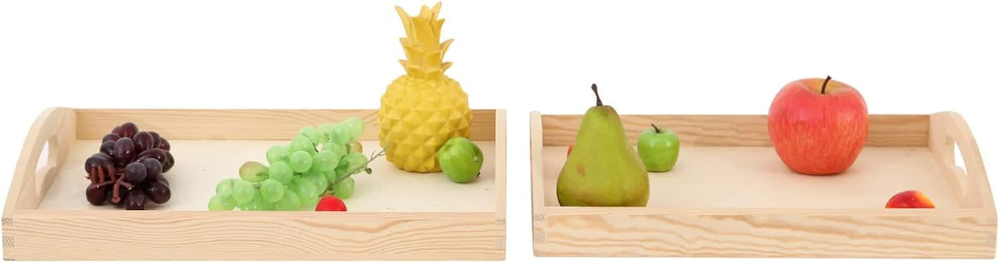 6 Pack: 13”; Wooden Tray by Make Market®