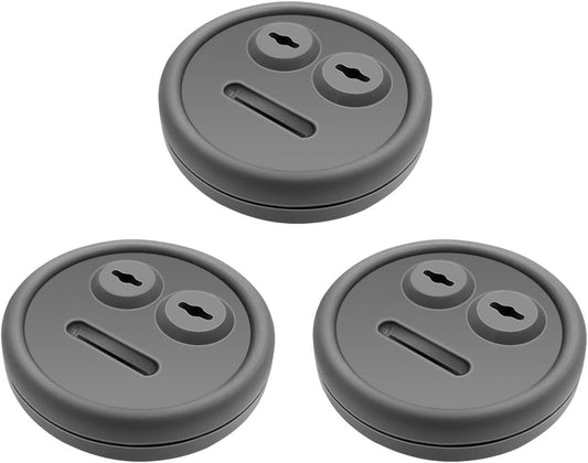 3 Pack Meat Thermometer Probe Grommet for Grill, Replacement for Weber 85037 Smokey Mountain Cookers Accessories, and Other Grills DIY Probes Port