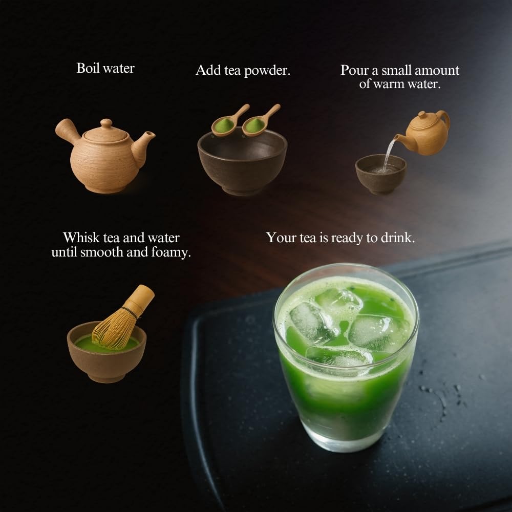 YEDOENSIS Pure Ceremonial Matcha "Somei-Yoshino" - Organic Authentic Japanese Green Tea Ceremonial Matcha Powder, JAS Certified Organic Vegan Gluten-Free (40g)