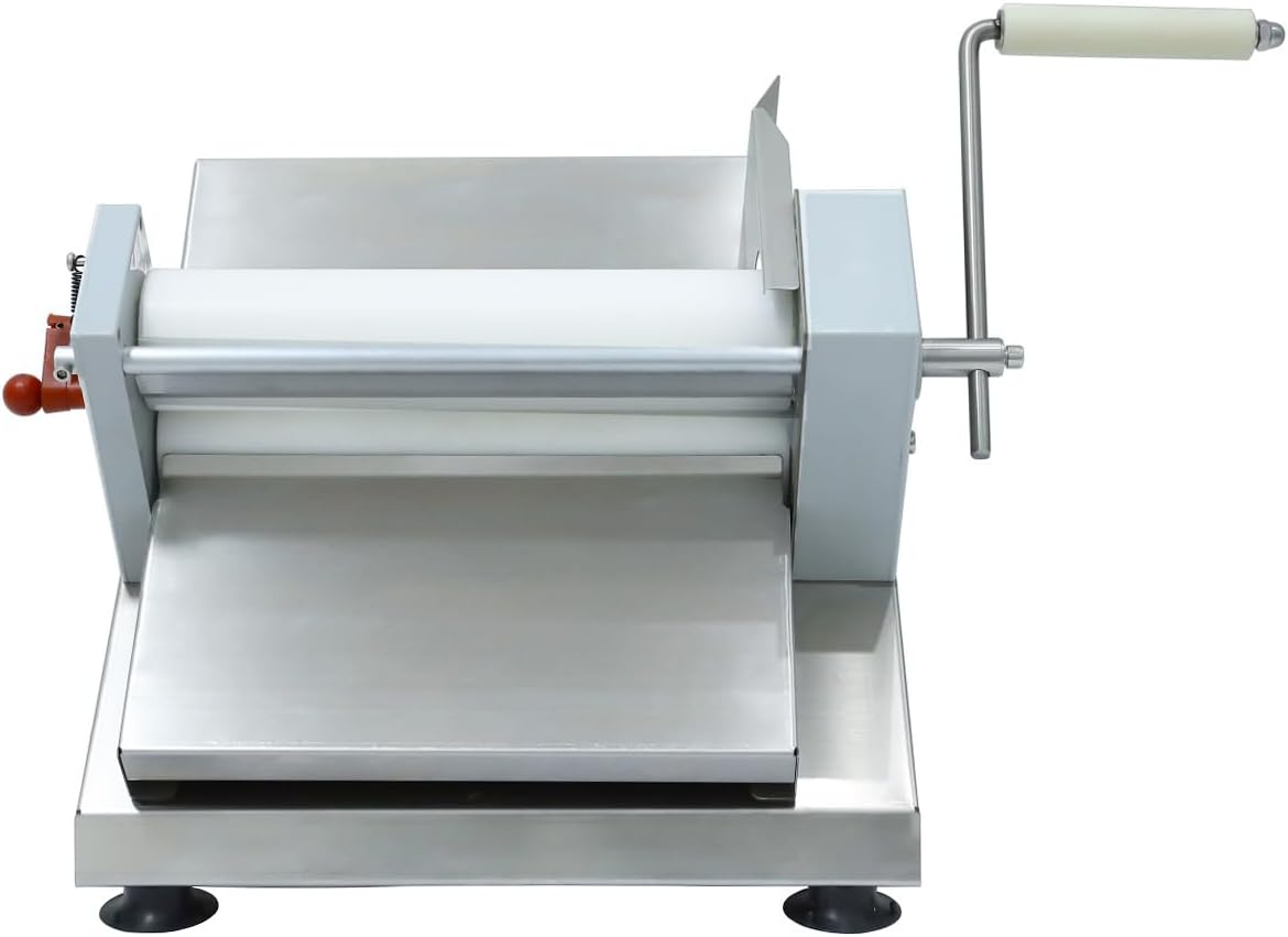 Manual Fondant Dough Sheeter, 12 inch Pastry Dough Roller, Croissant Baking Presser