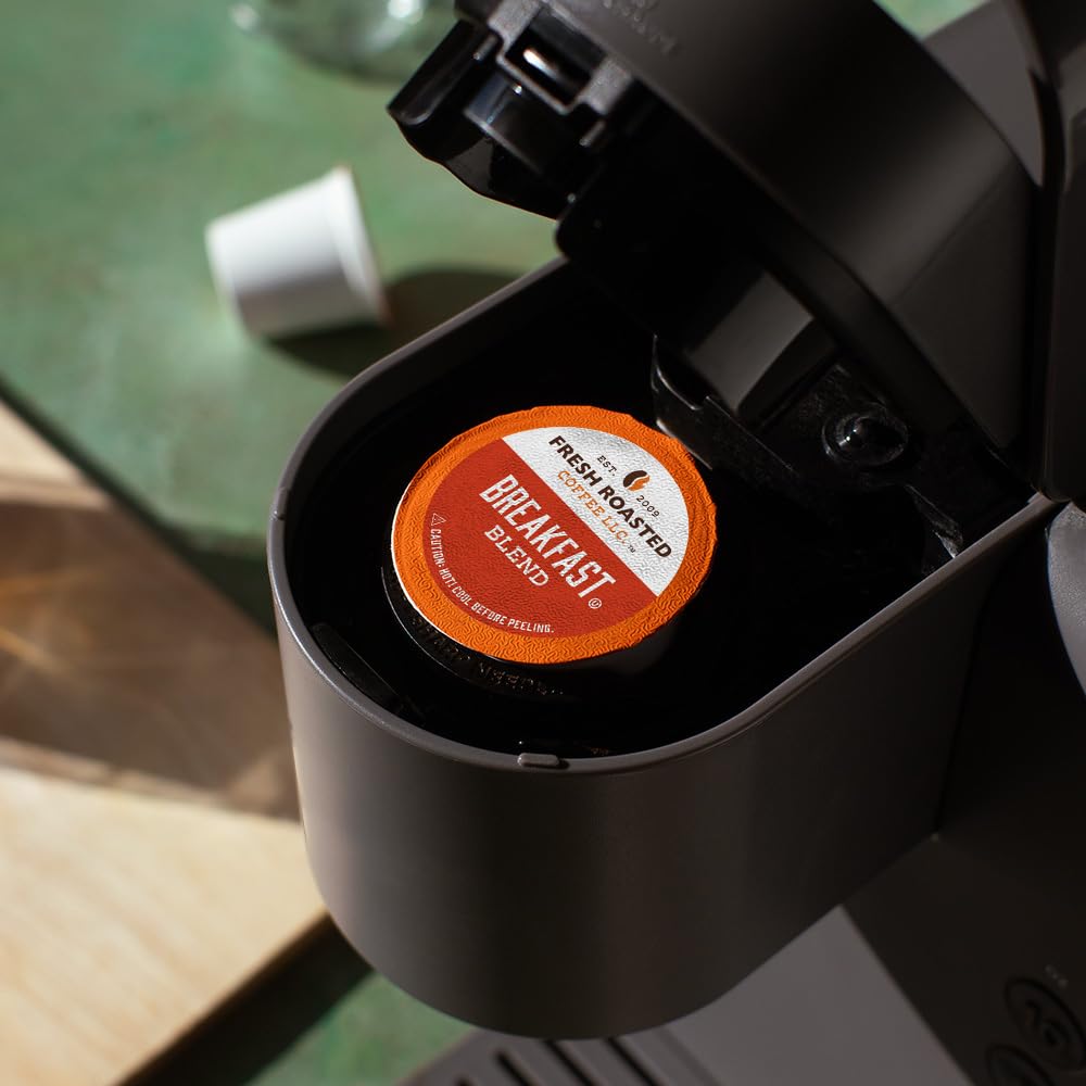 Fresh Roasted Coffee, Breakfast Blend, Light Roast, 24 Pods for K Cup Brewers