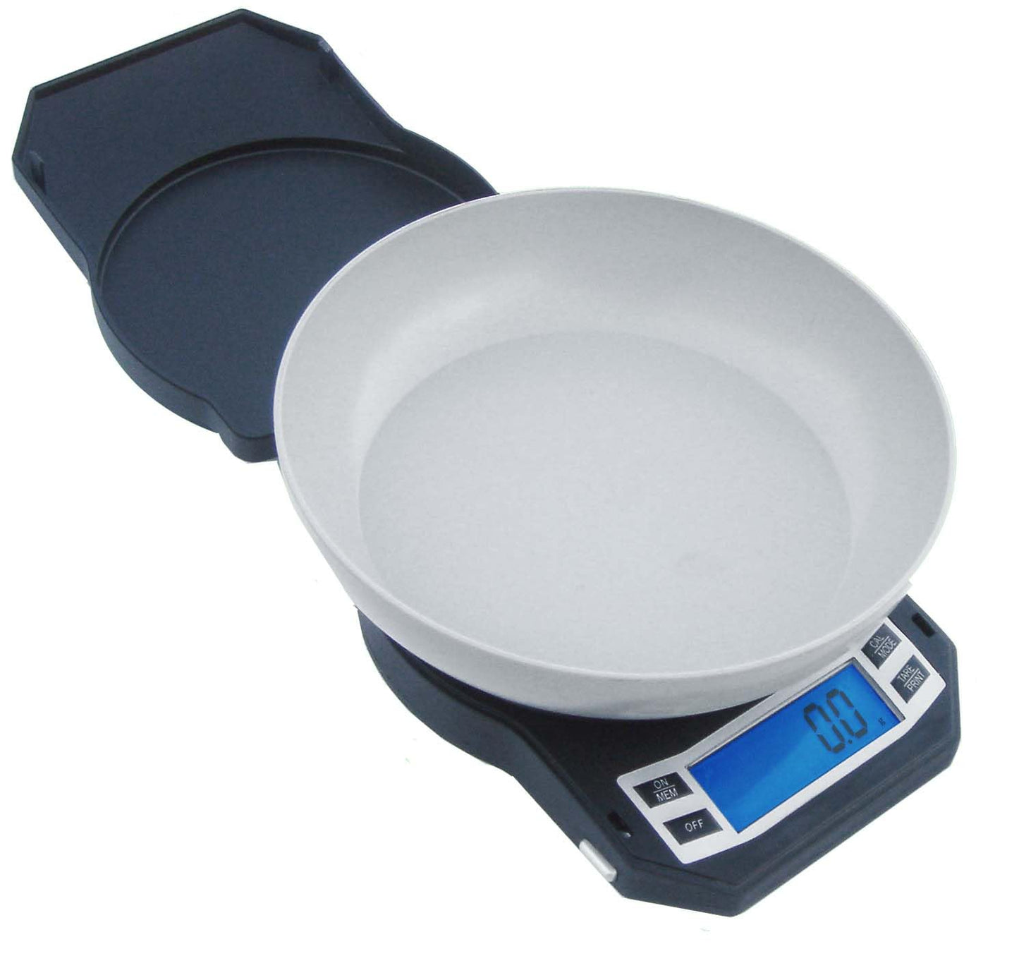 American Weigh Scales Precision Digital Kitchen Weight Scale, Food Measuring Scale with Bowl 3kg x 0.1g (Black), LB-3000
