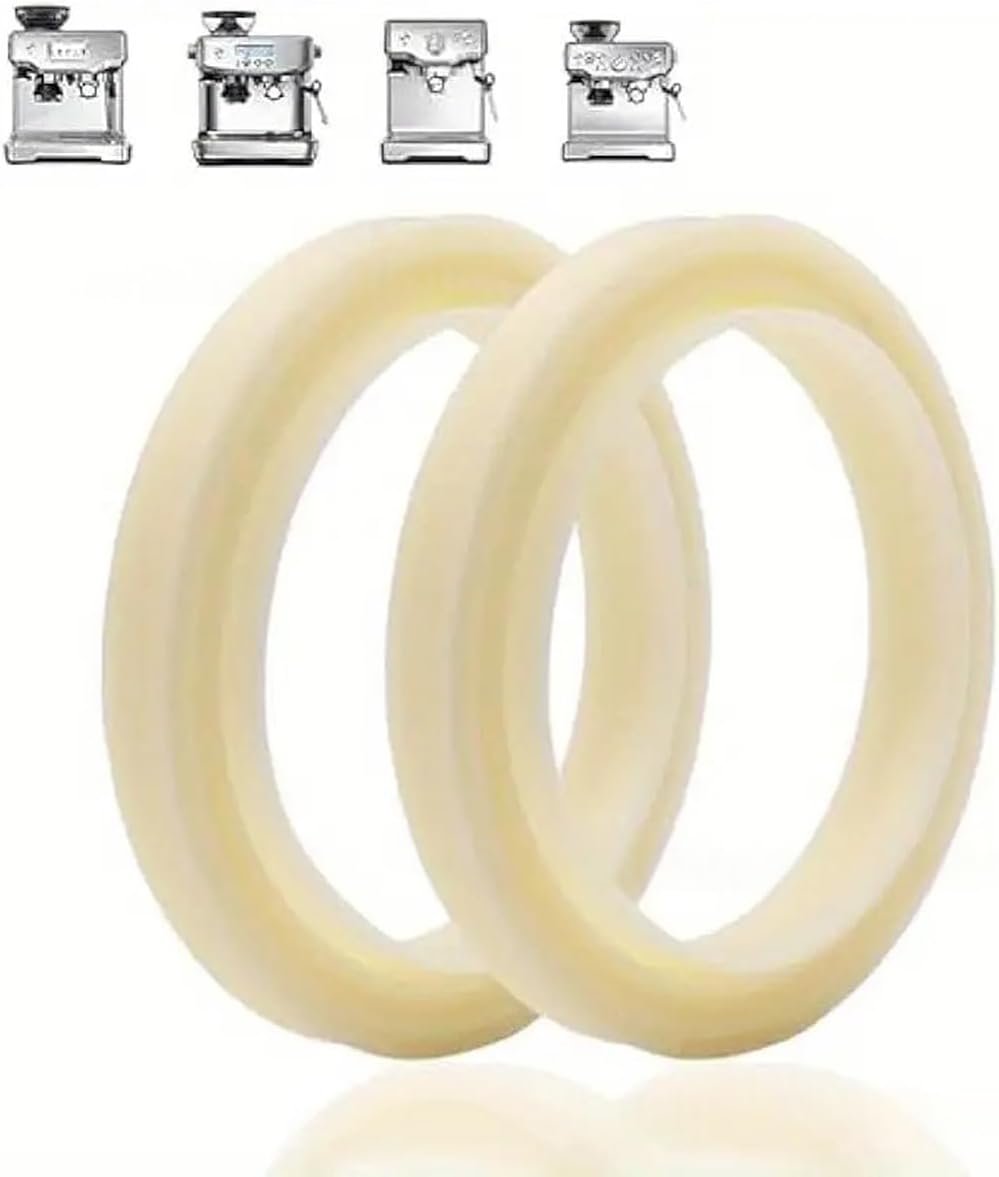 54mm Silicone Steam Ring, Group Head Gasket Seal - BPA Free Replacement Parts, Espresso Machine Accessories Compatible with 870/878/880/860/840/810/500/450(2pcs)