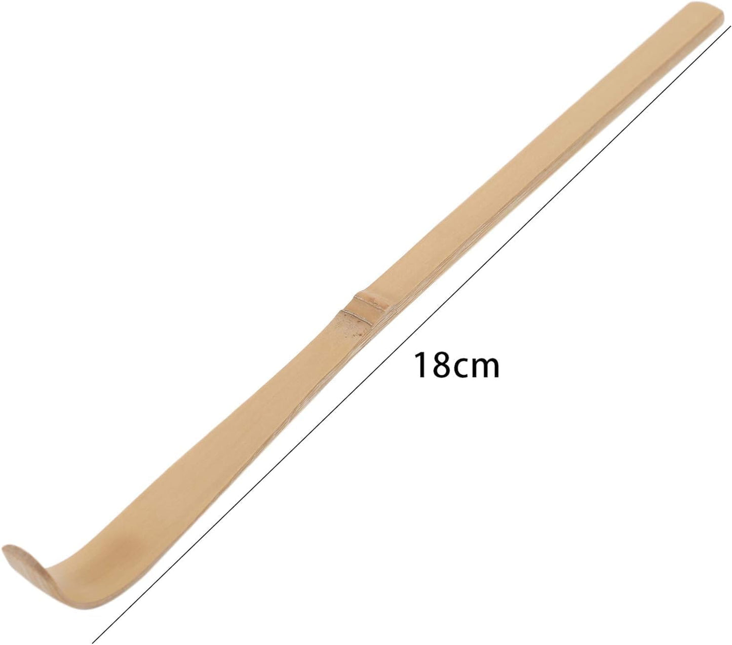 Matcha Scoop Bamboo, Bamboo Matcha Scoop Japanese Chashaku Hooked Green Tea Spoon 18cm Tea Ceremony Utensils for Tea Lover, Tea Scoops, Coffee, Tea and Espresso