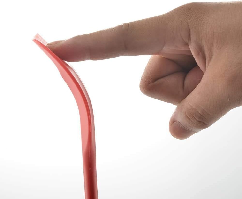 Silicone Spatula 4-piece Set, Heat-Resistant Non-stick Rubber Spatulas with Stainless Steel Core, Light Blue