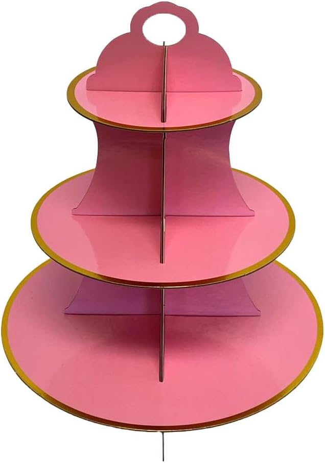 Pink Cupcake Stand, 3 Tier Cupcake Stand