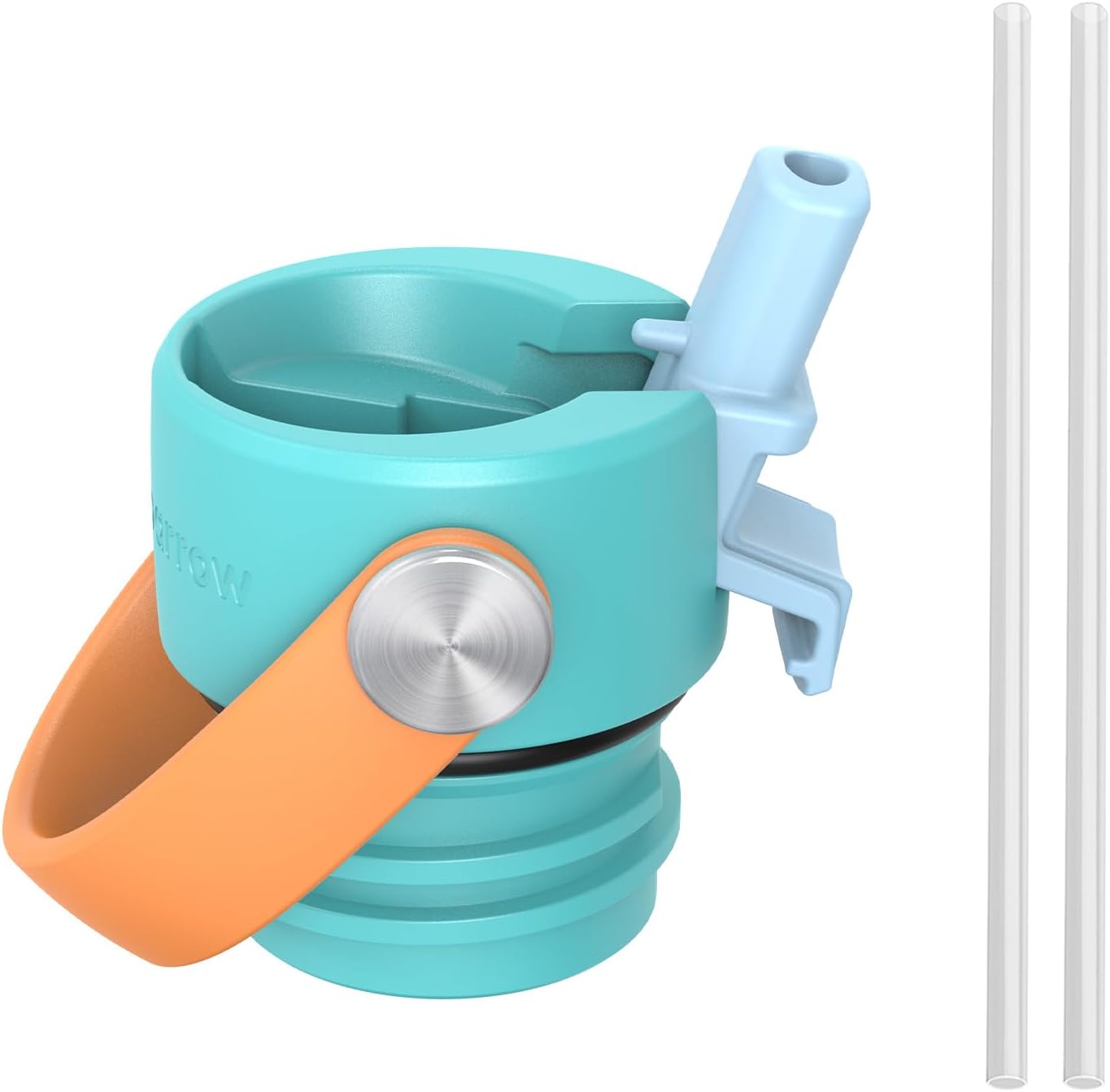 Super Sparrow Insulated Water Bottle - 17 Oz / 25 Oz / 32 Oz - Standard Mouth FlipFlow Flask - BPA Free, Leak Proof Drink Bottle- Ergonomic Straw Water Bottles for Work, Gym, Travel, Sports