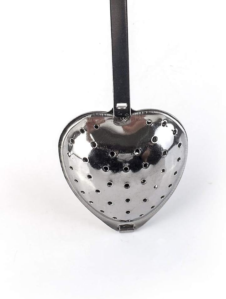 RoseAuroma Set of 20 Pieces Tea Infuser Stainless Steel Long Grip Spoon Loose Tea Leaf Filter Heart Shaped Mesh Tea Strainer,Great Souvenirs Gift for Tea Lovers or Party etc.