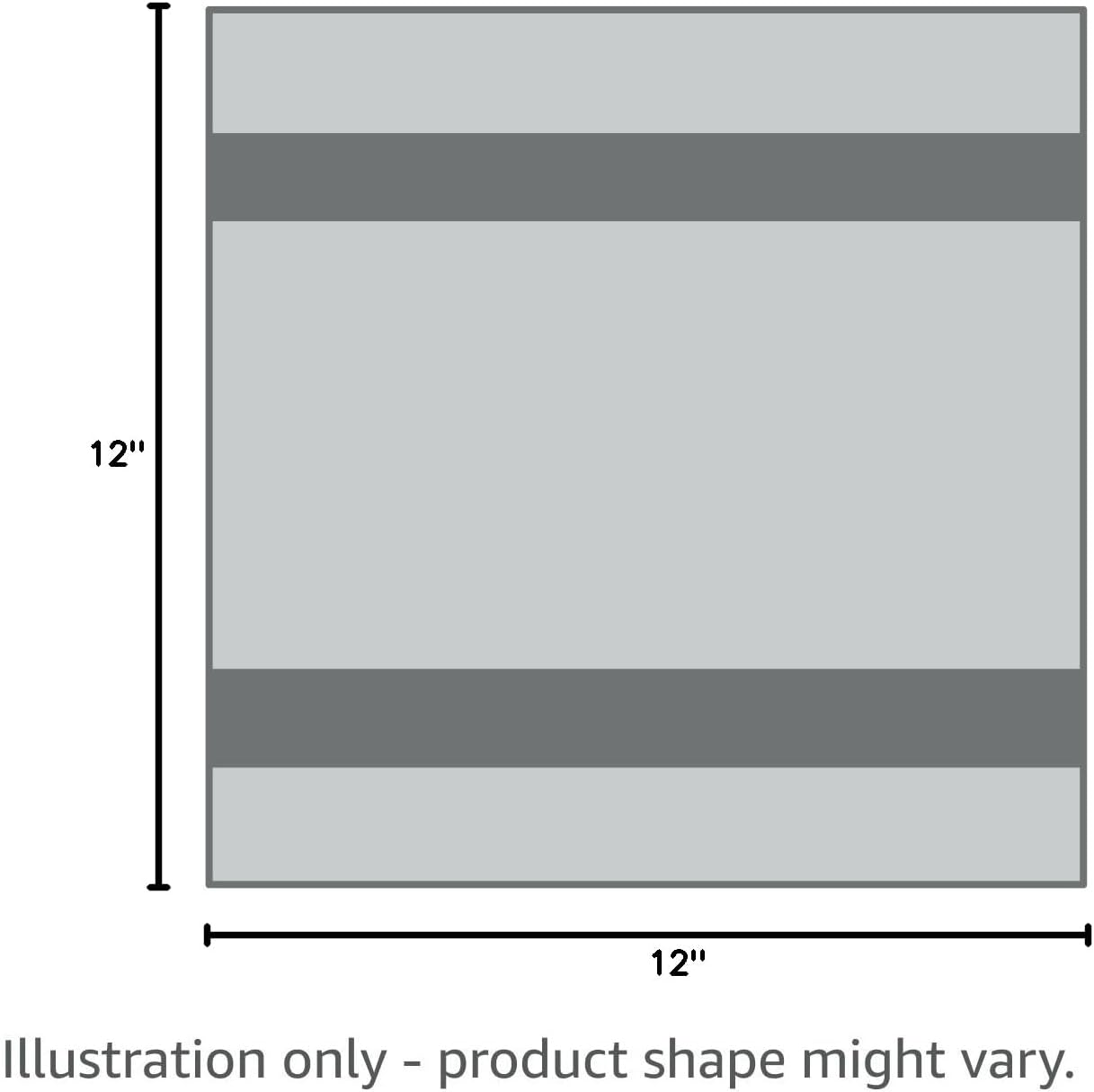 12" x 12" Microfiber Cleaning Cloths (50 Pack) - Reusable Towels, Wash Rags, Dust Cloth, All-Purpose: Kitchen, Dish, Cars, Shop, Glass (Yellow)