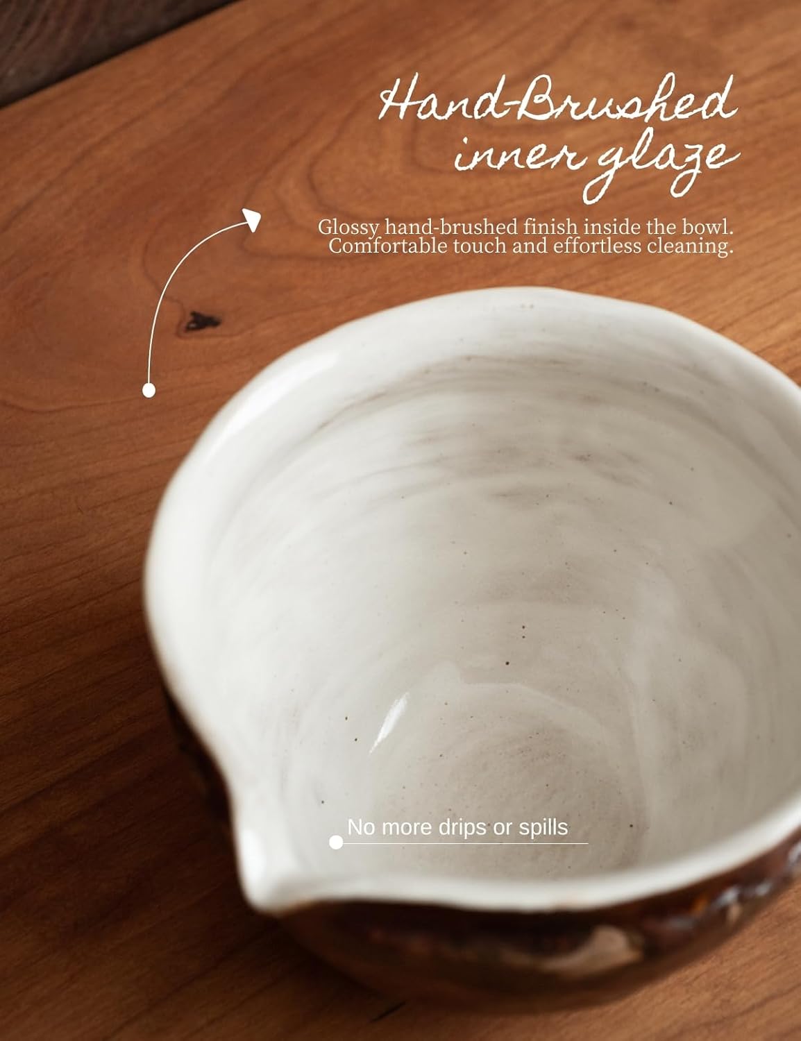 6-pcs Japanese Matcha Whisk Set with Handmade Wabi-Sabi Ceramic Bowl(Chawan),Bamboo Chasen, Whisk Holder, Scoop, Sifter & Tea Towel,Matcha Ceremony Kit,(Silent taupe)