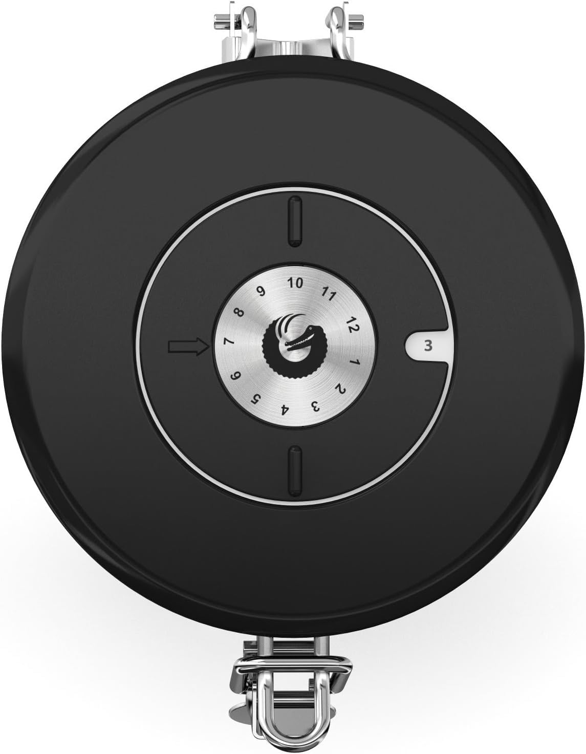 Coffee Gator Coffee Canister, 16oz Airtight Stainless Steel Kitchen Food Storage Container with Date Tracker, Scoop for Sugar,Grounds Coffee, Beans,Tea, Sugar, Cereal, Flour, Cookies Jars - Orange