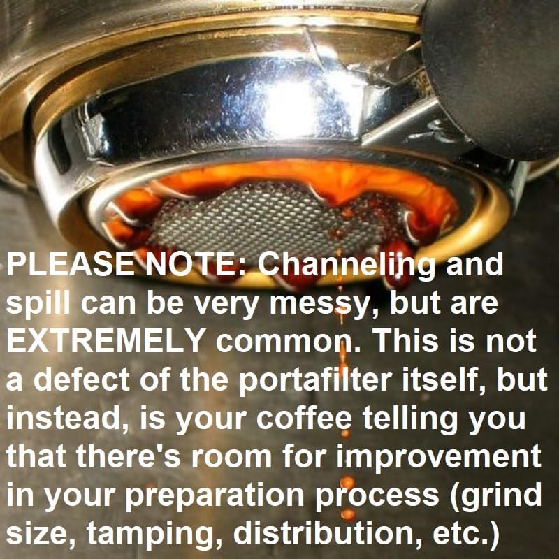 54mm Bottomless Portafilter Compatible for Breville Barista Express, Pro, Touch, and Impress | T Buckle Walnut Handle