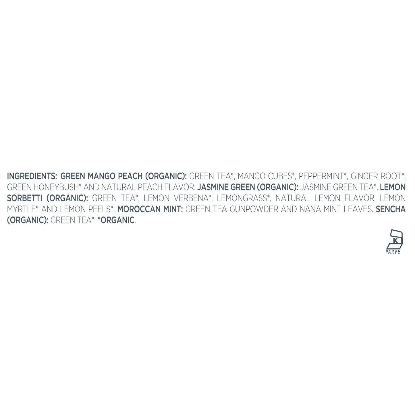 Tea Forte Green Tea Assortment Single Steeps Loose Leaf Premium Tea Gift Set Sampler, 15 Count 3 of Each Assorted Blends, Pre-Portioned Single Serve Pouches, Steeps 12 oz