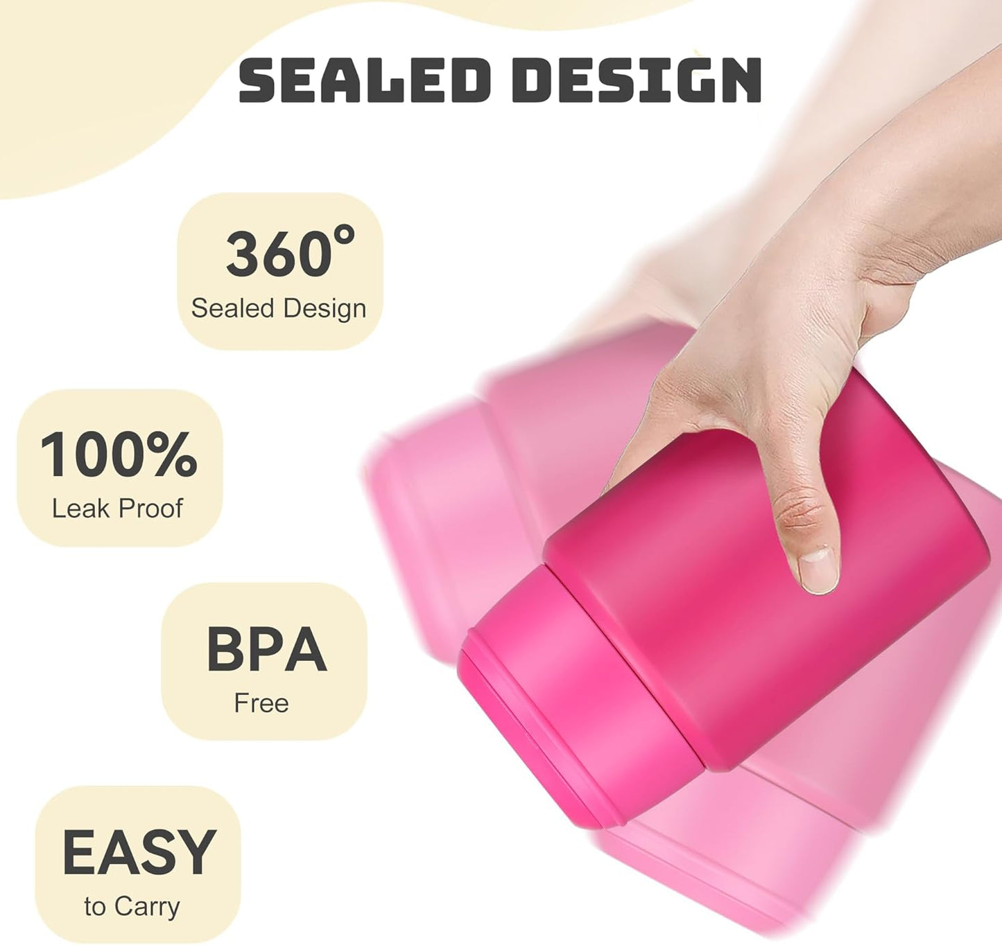 Soup Thermo for Hot Food Kids 16oz Insulated Food Jar Leakproof Thermo Lunch Container for Kids Wide-Mouth Stainless Steel Lunch Box for School with Handle Folding Spoon(3+)