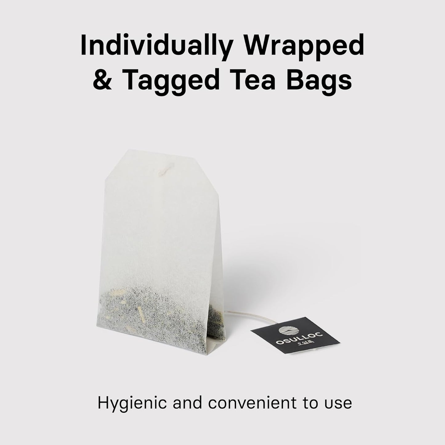 OSULLOC Sweet Hibiscus (Lemon & Cinnamon flavor), Decaffeinated Herbal tea, Relaxing Fruit Blended Hibiscus tea, Premium Tea bags from Jeju Island, 20 count, 1.27 oz